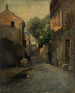 La rue de la Fontaine-Mulard place de Rungis - Germain Eugène Bonneton — widok dzieła