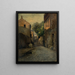 La rue de la Fontaine-Mulard place de Rungis - Germain Eugène Bonneton — oprawiony obraz na ścianie