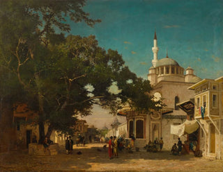 Fontanna sułtana Abdülhamida I w Konstantynopolu - Germain Fabius Brest — widok dzieła