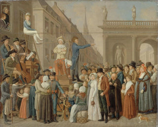 Les rues - Ecole allemande — widok dzieła