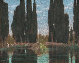 Le bassin de cyprès à la villa Falconieri - Gerolamo Cairati — widok dzieła