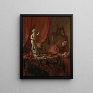 Gerrit Adriaensz Berckheyde - A painter in his studio.webp