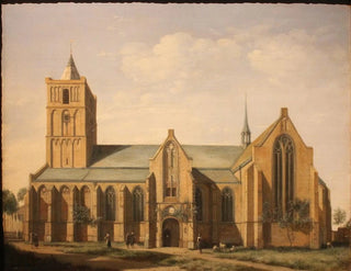 Kościół w Noordwijk - Gerrit Adriaensz Berckheyde — widok dzieła