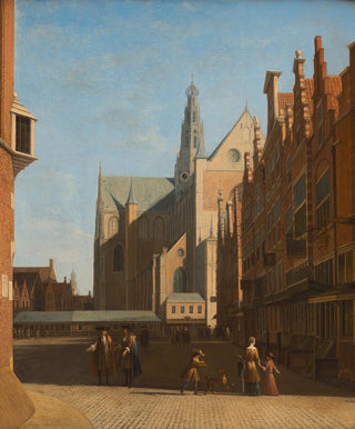 Gerrit Adriaensz Berckheyde - View Of The Grote Kerk In Haarlem.webp