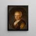 Młoda kobieta - Gerrit Dou — oprawiony obraz na ścianie