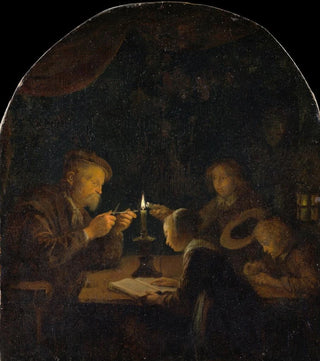 Gerrit Dou - An Evening School.webp