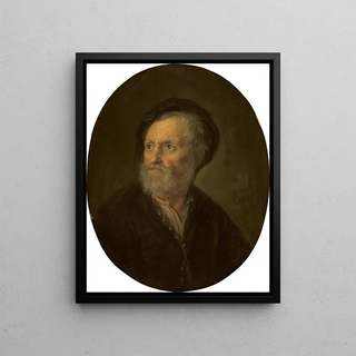 Gerrit Dou - Bust of a Bearded Man.webp
