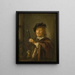 Portret mężczyzny - Gerrit Dou — oprawiony obraz na ścianie