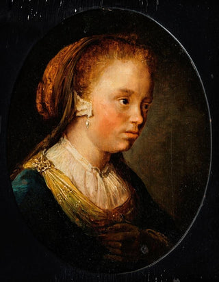 Gerrit Dou - Portrait of a young girl.webp