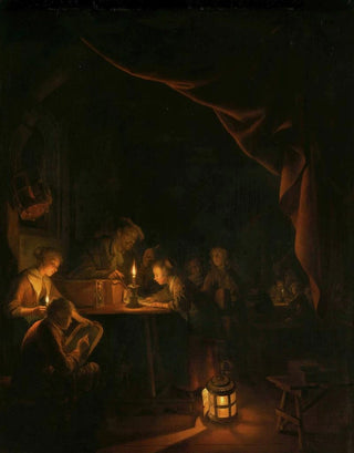 Gerrit Dou - The Night School.webp