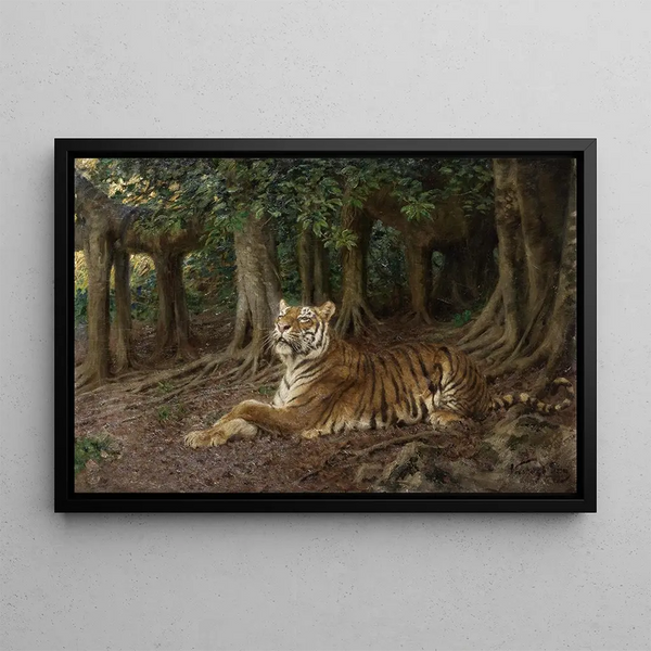 Geza Vastagh - Reclining Tiger.webp