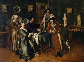 Giacomo Ceruti - Portrait Of A Family Assembled Around A Table.webp