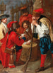 Żołnierze grający w karty - Giacomo Ceruti — widok dzieła