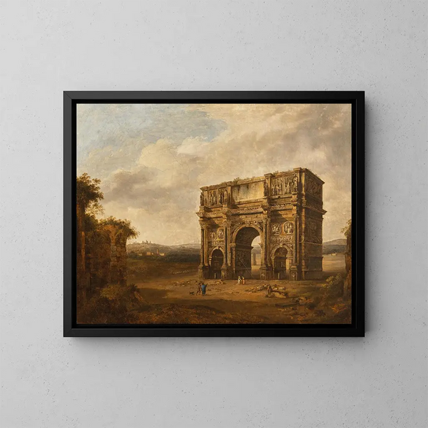 L'arc de Constantin - Giacomo van Lint — oprawiony obraz na ścianie