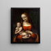 L'icosidodécaèdre de la Vierge et l'Enfant - Giampietrino Giovanni Pietro Rizzoli — oprawiony obraz na ścianie