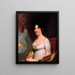 Dolley Payne Madison - Gilbert Stuart — oprawiony obraz na ścianie