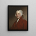 John Adams - Gilbert Stuart — oprawiony obraz na ścianie