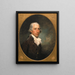 portret Gabriela Manigaulta - Gilbert Stuart — oprawiony obraz na ścianie