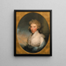portretu pani Gabriel Manigault - Gilbert Stuart — oprawiony obraz na ścianie
