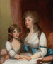 Portret pani Samuel Dick i jej córki - Gilbert Stuart — widok dzieła