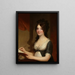 Portret młodej kobiety - Gilbert Stuart — oprawiony obraz na ścianie