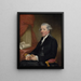Sir Joshua Reynolds - Gilbert Stuart — oprawiony obraz na ścianie