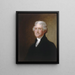Thomas Jefferson - Gilbert Stuart — oprawiony obraz na ścianie