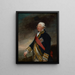Vice-admiral Edward Hughes - Gilbert Stuart — oprawiony obraz na ścianie