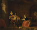 Kapitan Macheath skarcony przez Polly i Lucy w L'Opéra des gueux - Gilbert Stuart Newton — widok dzieła