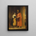 Shylock i Jessica z Kupca w Wenecji II ii - Gilbert Stuart Newton — oprawiony obraz na ścianie