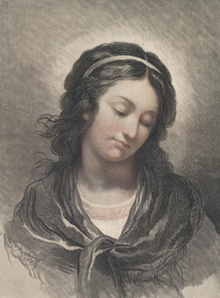 Gilles Demarteau the Elder - Head Of A Woman Looking Down.webp