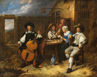Kompania de création musicale - Gillis van Tilborgh — widok dzieła