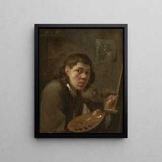 Gillis van Tilborgh - SelfPortrait in the Studio.webp