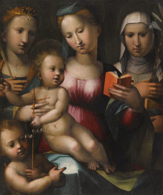 Giorgio di Giovanni - The Madonna And Child With Saints Anne Catherine And The Infant John The Baptist.webp