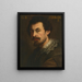 Portret mężczyzny - Giovan Battista Ferrario — oprawiony obraz na ścianie
