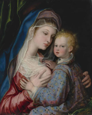 Giovan Bernardo Lama - Madonna And Child.webp
