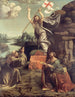 Zmartwychwstania Chrystusa z świętym Leonardem z Noblac i Lucją - Giovanni Antonio Boltraffio — widok dzieła