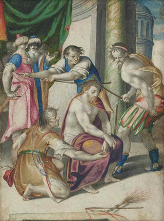 Giovanni Battista Castello - Christ Crowned With Thorns.webp