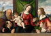 La Vierge et l'Enfant avec des saints et des donateurs - Giovanni Battista Cima da Conegliano — widok dzieła