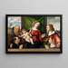 La Vierge et l'Enfant avec des saints et des donateurs - Giovanni Battista Cima da Conegliano — oprawiony obraz na ścianie