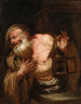 Diogenes - Giovanni Battista Langetti — widok dzieła