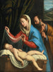 La Vierge et Saint Joseph avec l'Enfant Jésus endormi - Giovanni Battista Salvi da Sassoferrato — widok dzieła