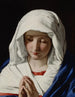 La Vierge en prière - Giovanni Battista Salvi da Sassoferrato — widok dzieła