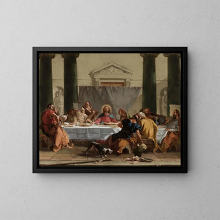 Ostatnia Wieczerza - Giovanni Battista Tiepolo — oprawiony obraz na ścianie