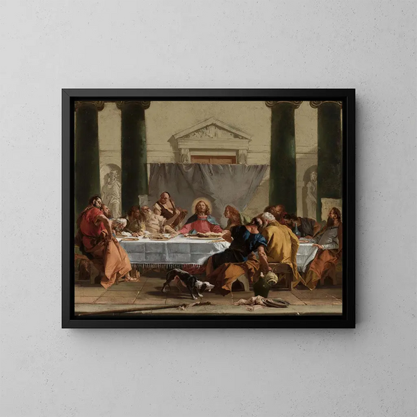 Ostatnia Wieczerza - Giovanni Battista Tiepolo — oprawiony obraz na ścianie