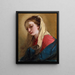 Marie-Madeleine widok z trzech czwartych, zakryta białą chustą - Giovanni Battista Tiepolo — oprawiony obraz na ścianie