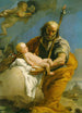 Święty Józef i Dzieciątko Jezus - Giovanni Battista Tiepolo — widok dzieła