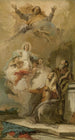 Niepokalane Poczęcie Joachim i Anna przyjmujący Dziewicę Maryję od Boga Ojca - Giovanni Battista Tiepolo — widok dzieła