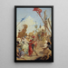 Spotkanie Antoine'a i Kleopatry - Giovanni Battista Tiepolo — oprawiony obraz na ścianie