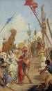 Spotkanie Antoine'a i Kleopatry - Giovanni Battista Tiepolo — widok dzieła